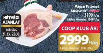 Coop Magyar Pecsenye kacsacomb kg ajánlat