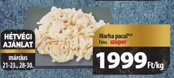 Coop Marha pacal kg ajánlat