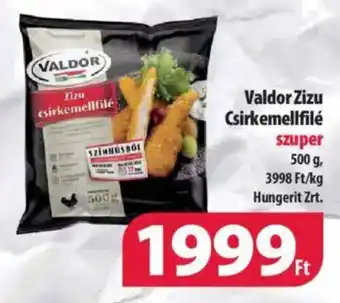 Coop Valdor Zizu Csirkemellfilé 500g ajánlat