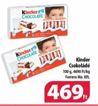 Coop Kinder Csokoládé 100 g ajánlat