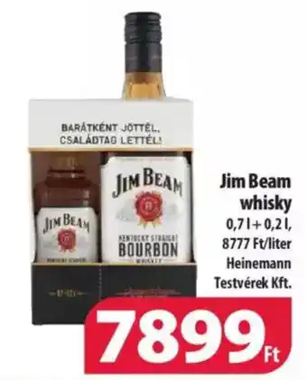 Coop Jim Beam whisky 0.7l+0.2l ajánlat