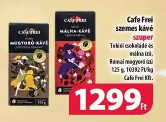 Coop Cafe Frei szemes kávé 125g ajánlat