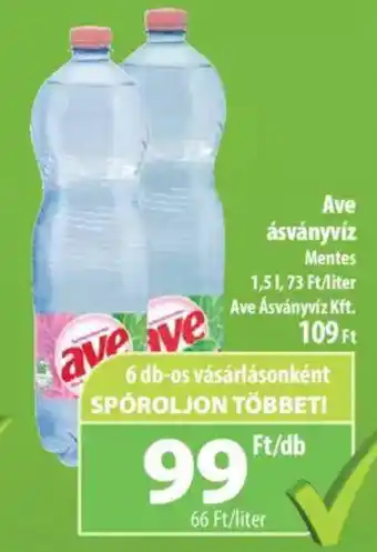 Coop Ave ásványvíz 1.5l ajánlat