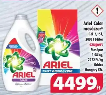 Coop Ariel Color mosószer 2.15l ajánlat