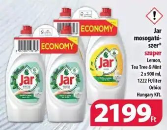 Coop Jar mosogató- szer 2x900ml ajánlat