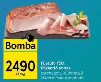 Tesco Füstölt-fött frikandó sonka kg ajánlat