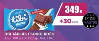 Príma TIBI TÁBLÁS CSOKOLÁDÉK 80 g- 100 g ajánlat