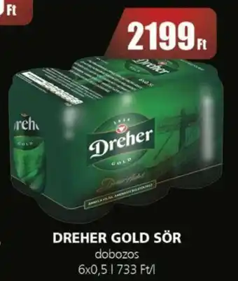 DREHER GOLD SÖR 6x0.5l
