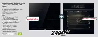 MediaMarkt GORENJE ISC646BSC INDUKCIÓS FŐZŐLAP + BPS6747A06BG BEÉPÍTHETŐ SÜTŐ ajánlat