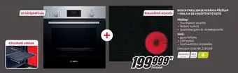 MediaMarkt BOSCH PKE611BA2E KERÁMIA FŐZŐLAP + HBA 534 EB 0 BEÉPÍTHETŐ SÜTŐ ajánlat