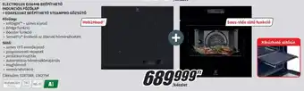Media Markt ELECTROLUX EIS6448 BEÉPÍTHETŐ INDUKCIÓS FŐZŐLAP + EOA9S31WZ BEÉPÍTHETŐ STEAMPRO GÖZSÜTŐ ajánlat