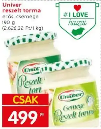 Spar Market Univer reszelt torma 190g ajánlat