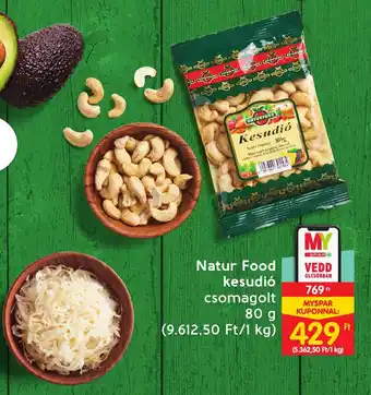 Spar Natur Food kesudió 80g ajánlat