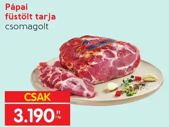 Spar Pápai füstölt tarja 1kg ajánlat