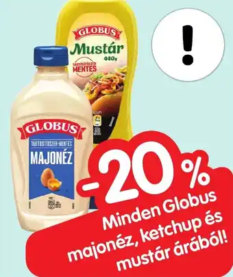 Spar GLOBUS majonéz, ketchup ajánlat