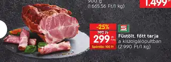 Spar Füstölt, főtt tarja 10dkg ajánlat