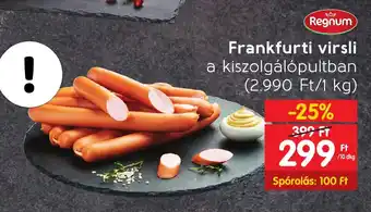 Spar Frankfurti virsli 10dkg ajánlat