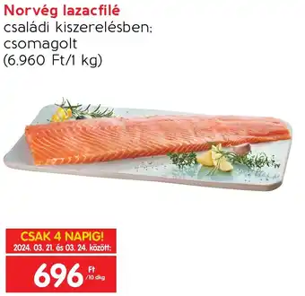 Spar Norvég lazacfilé 10dkg ajánlat