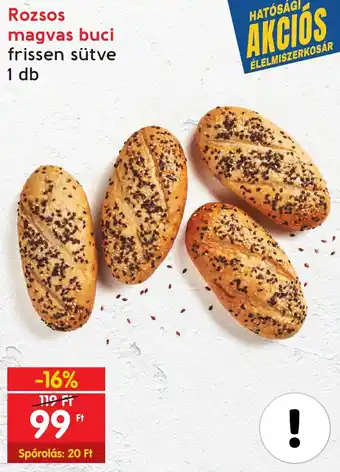 Spar Rozsos magvas buci 1 db ajánlat
