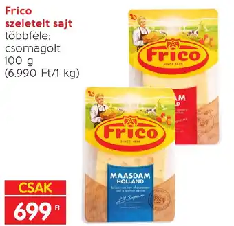 Spar Frico szeletelt sajt 100g ajánlat