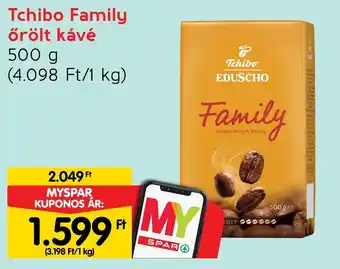 Spar Tchibo Family őrölt kávé 500g ajánlat