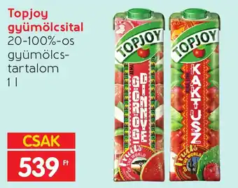 Spar Topjoy gyümölcsital 1l ajánlat