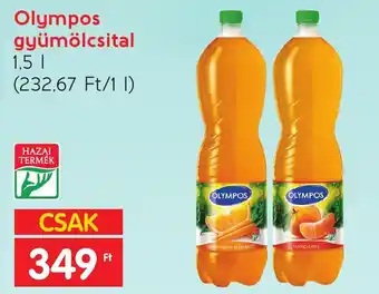 Spar Olympos gyümölcsital 1,5l ajánlat