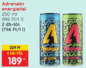 Spar Adrenalin energiaital 250 ml ajánlat