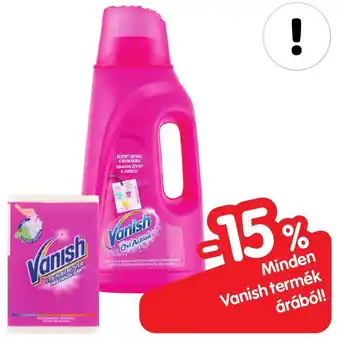 Spar Vanish termék ajánlat