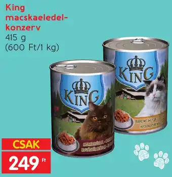 Spar King macskaeledelkonzerv 415g ajánlat