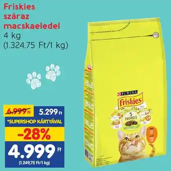Spar Friskies száraz macskaeledel 4 kg ajánlat