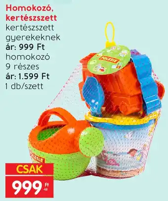 Spar Homokozó, kertészszett 9 részes ajánlat