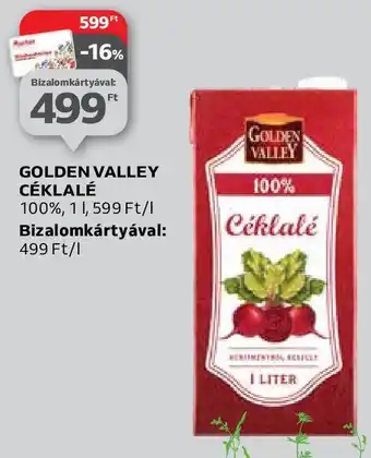 Auchan GOLDEN VALLEY CÉKLALÉ 100% 1l ajánlat
