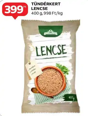 Auchan TÜNDÉRKERT LENCSE 400g ajánlat