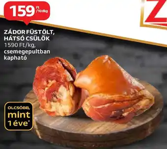 Auchan ZÁDOR FÜSTÖLT, HÁTSÓ CSÜLÖK 10dkg ajánlat