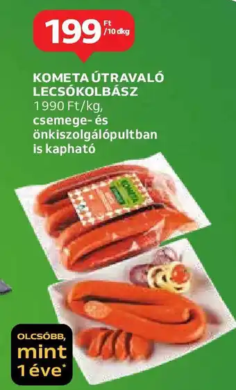 Auchan KOMETA ÚTRAVALÓ LECSÓKOLBÁSZ 10dkg ajánlat