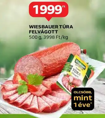 Auchan WIESBAUER TÚRA FELVÁGOTT 500g ajánlat