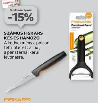 SZÁMOS FISKARS KÉS ÉS HÁMOZÓ