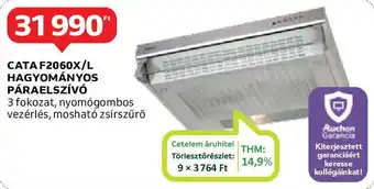 CATA F2060X/L HAGYOMÁNYOS PÁRAELSZÍVÓ