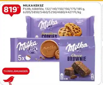 Auchan MILKA KEKSZ 185g ajánlat