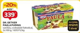 Auchan DR. OETKER PAULA PUDING 2x100g ajánlat