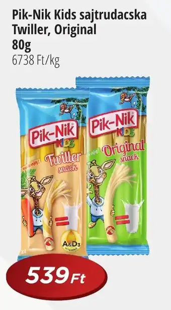 Pik-Nik Kids sajtrudacska Twiller, Original 80g
