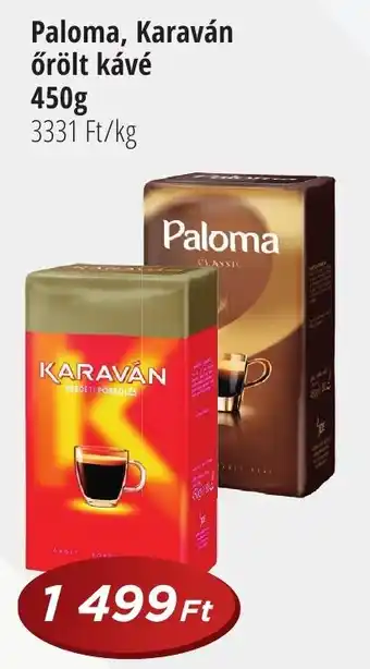 Real Paloma, Karaván őrölt kávé 450g ajánlat