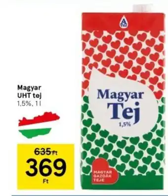 Tesco Magyar UHT tej 1,5%, 1l ajánlat