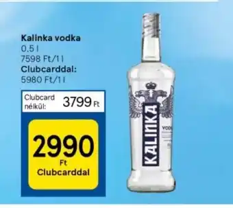 Tesco Kalinka vodka 0,5l ajánlat