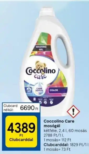 Tesco Coccolino Care mosógél 2,4l ajánlat