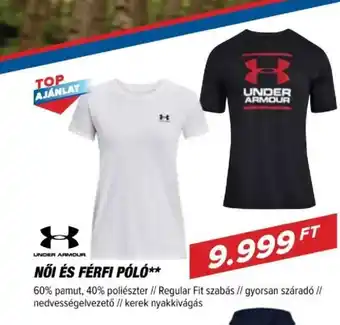 Hervis UNDER ARMOUR NŐI ÉS FÉRFI PÓLÓ ajánlat