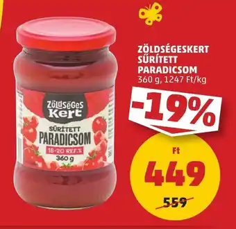 PENNY ZÖLDSÉGESKERT SŰRÍTETT PARADICSOM 360g ajánlat