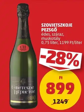 PENNY SZOVJETSZKOJE PEZSGŐ 0,75l ajánlat