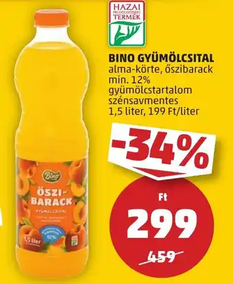 PENNY BINO GYÜMÖLCSITAL 1,5l ajánlat
